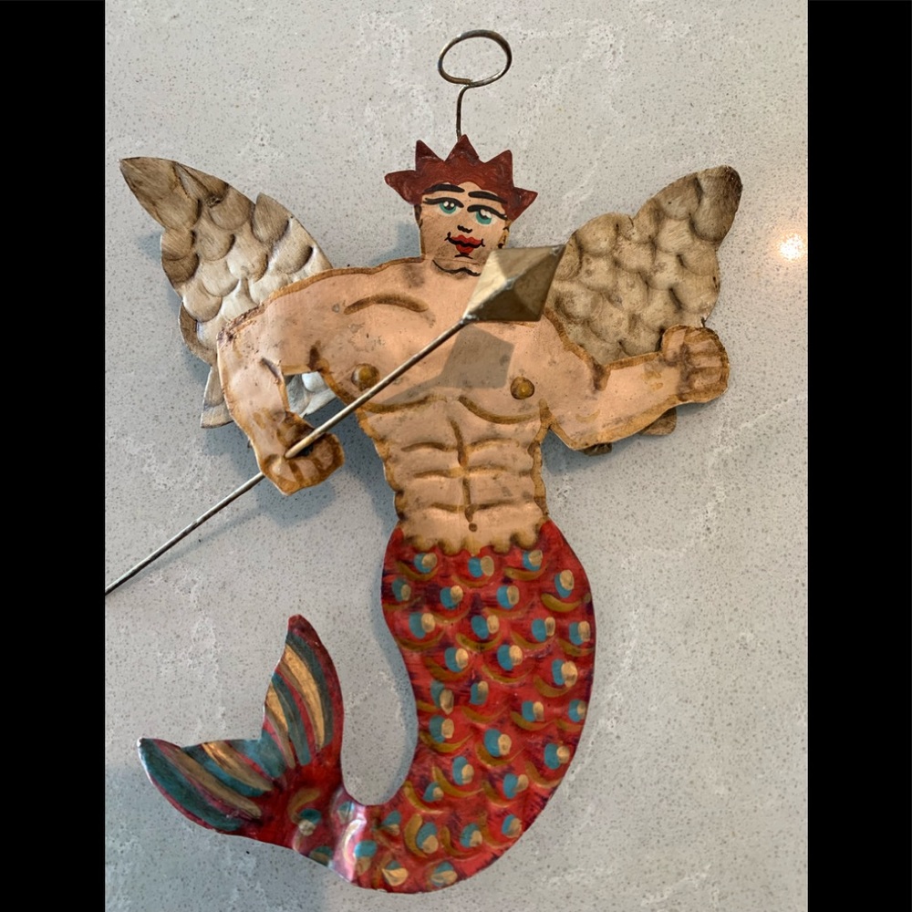 Merman 🧜🏻‍♂️ Metal Art Home Decoration